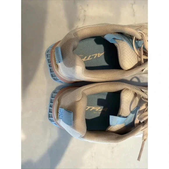 Altra Lone Peak 7 Shoes Womens Sz. 11 Beige Trail Zero Drop Sneakers AL0A7R7G922 - Picture 4 of 12